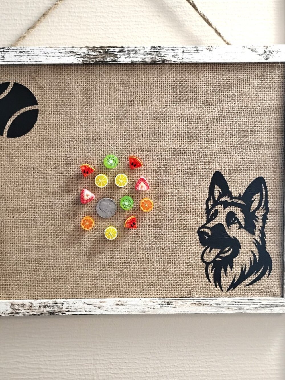 12 Pcs Cute Fruity Decorative Bulletin Memo Display Board Push Pins